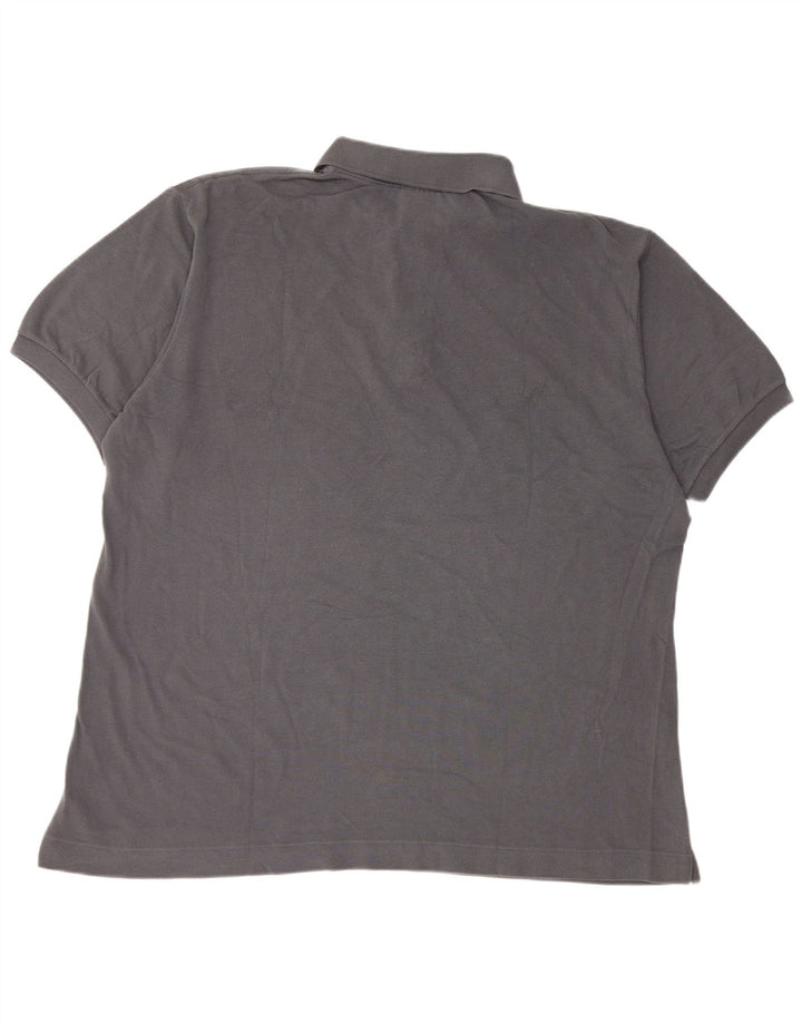 Tricou polo pentru bărbați Lacoste Mărimea 7 2XL Bumbac gri