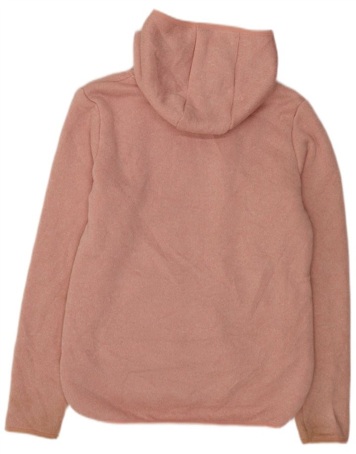 Pulover Roxy pentru damă Sherpa, cu fermoar, poliester mare, roz