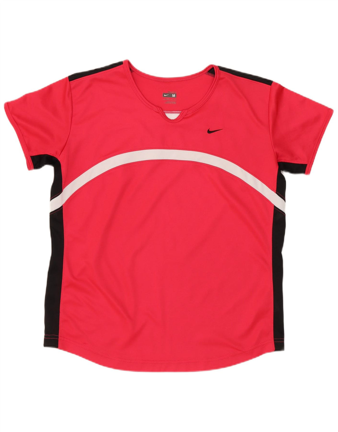 Tricou Nike Dri Fit pentru femei Top US 8/10 Medium Red Colorblock Poliester
