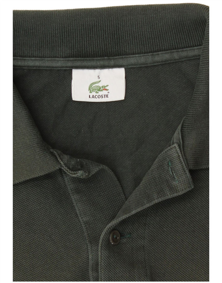 Tricou polo Lacoste pentru bărbați US 5, mare, verde, bumbac