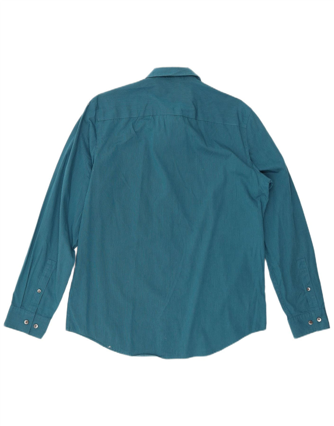 Cămașă pentru bărbați CALVIN KLEIN, bumbac cu dungi albastre medii