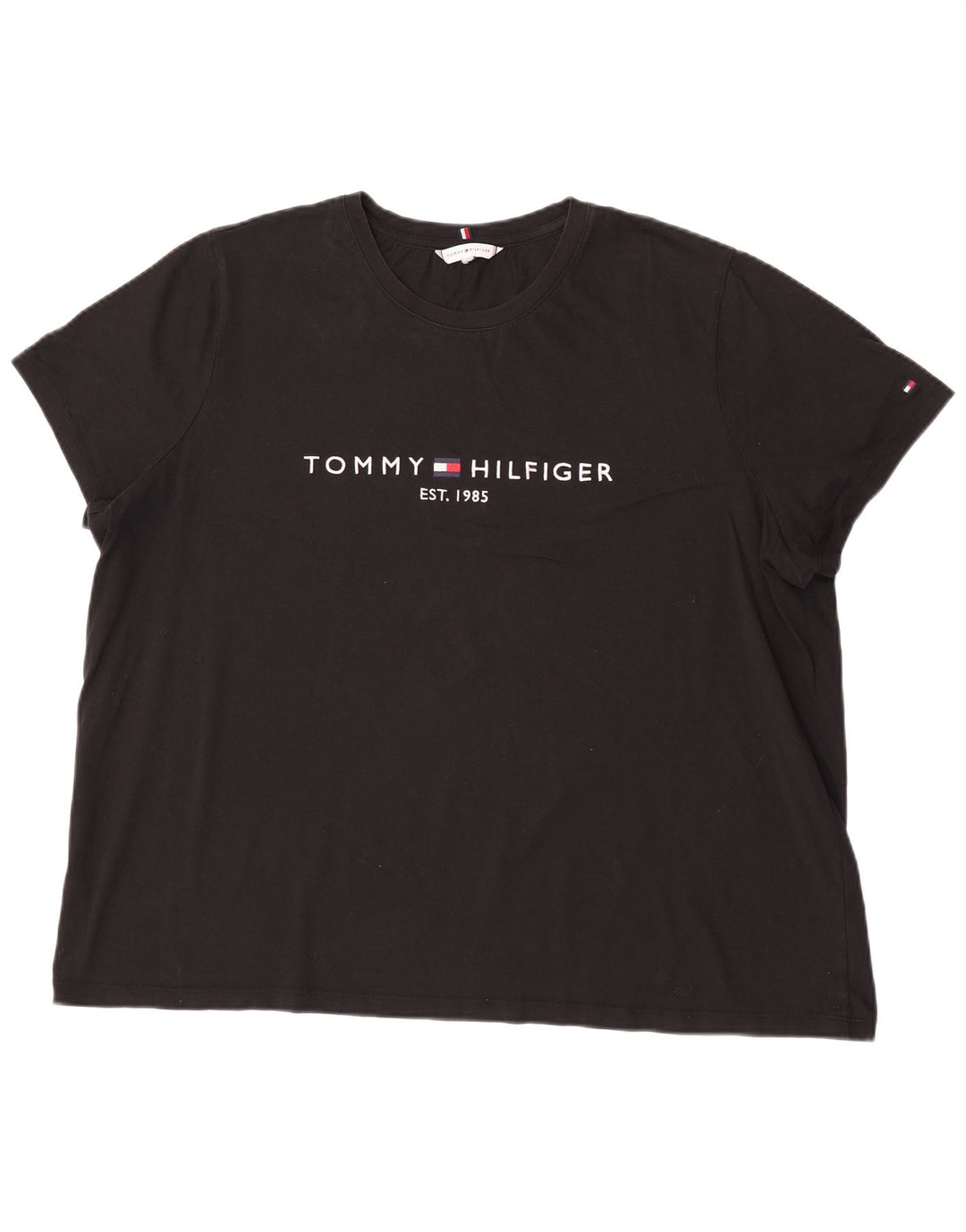 Tricou grafic pentru bărbați Tommy Hilfiger Top XL negru