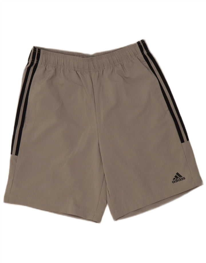 Pantaloni scurți sport ADIDAS pentru bărbați, gri mediu