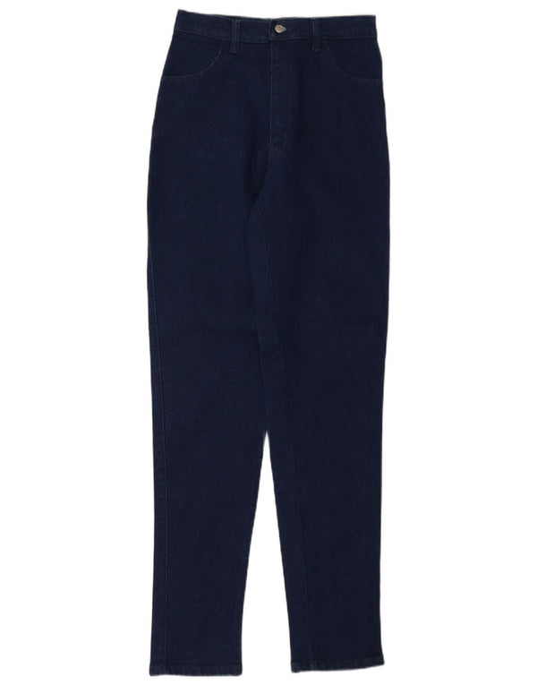 Blugi conici pentru femei vintage W27 L32 bleumarin