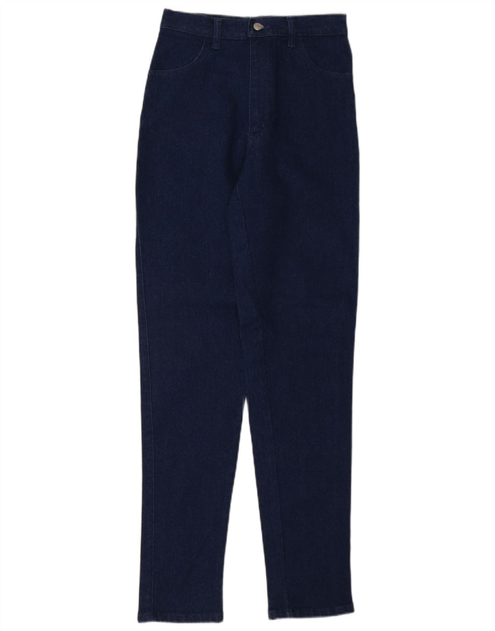 Blugi conici pentru femei vintage W27 L32 bleumarin