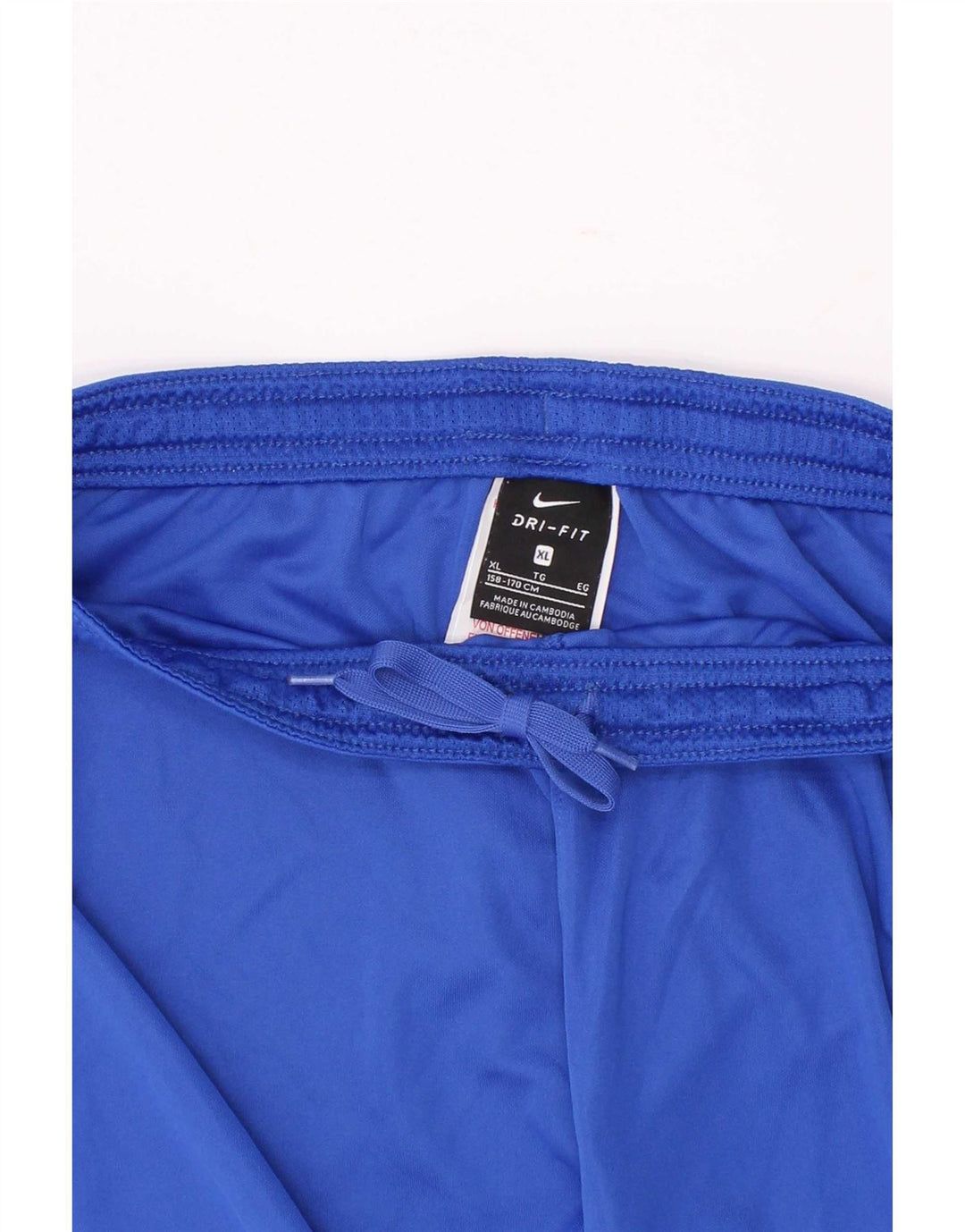 Pantaloni scurți sport Nike Dri Fit pentru băieți 13-14 ani XL poliester albastru