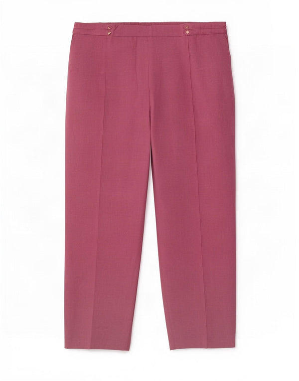 Pantaloni tăiați pentru femei Marks & Spencer UK 18 XL W38 L26 roz caroserie