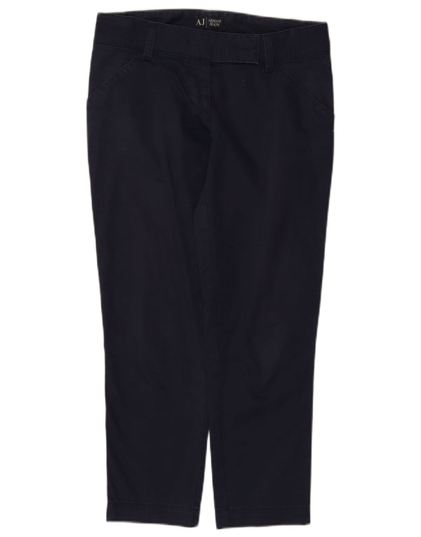 Pantaloni casual drepti pentru femei Armani L27 L25 Bumbac bleumarin
