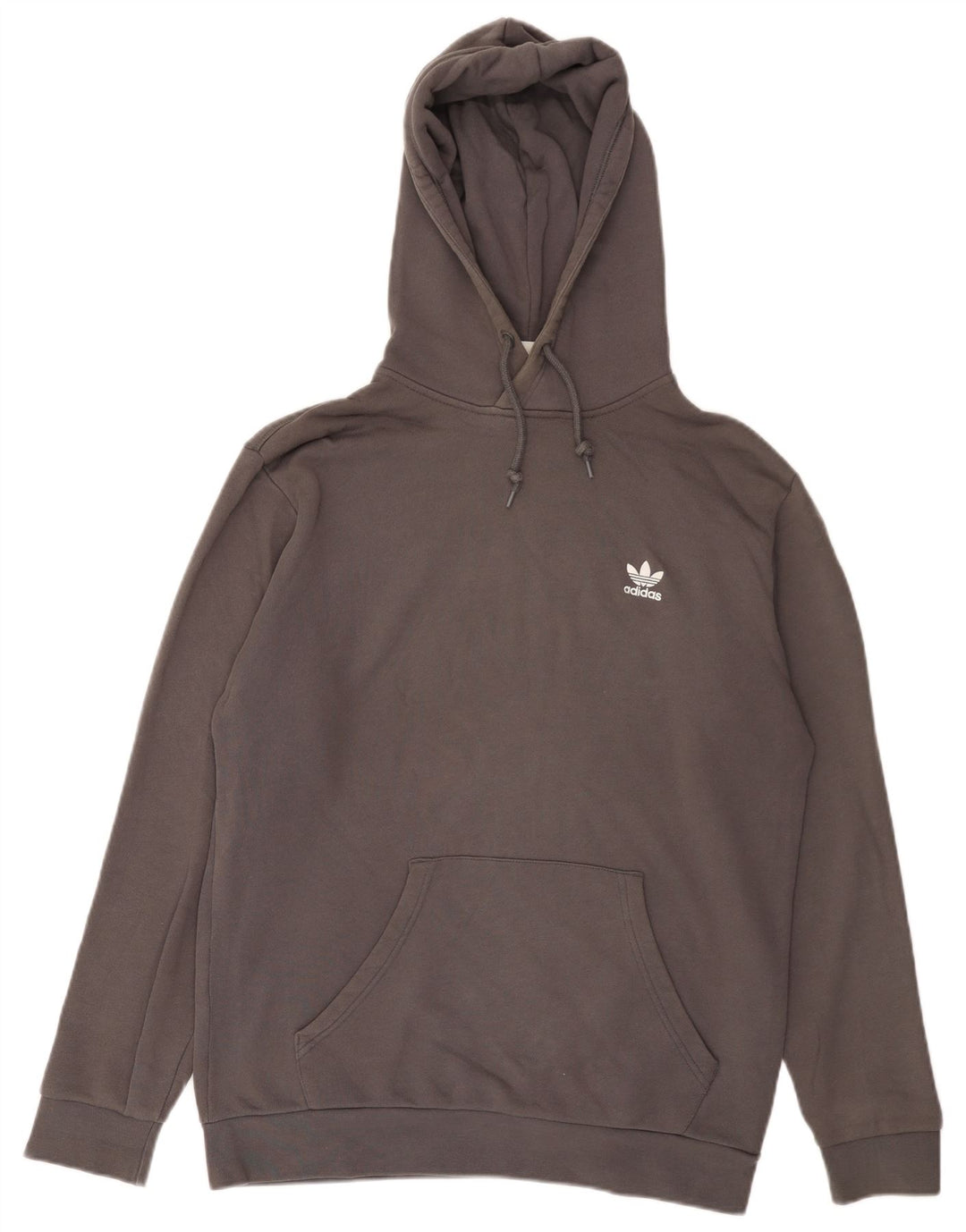 Pulover Adidas pentru bărbați, bumbac, gri mediu