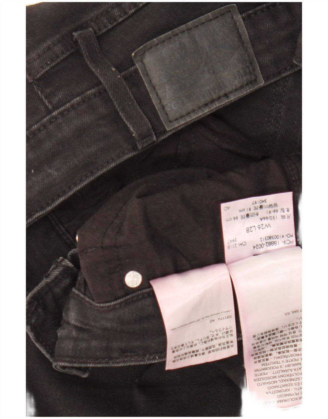 Blugi skinny cu talie mare 721 LEVI'S pentru femei L26 L27 bumbac negru