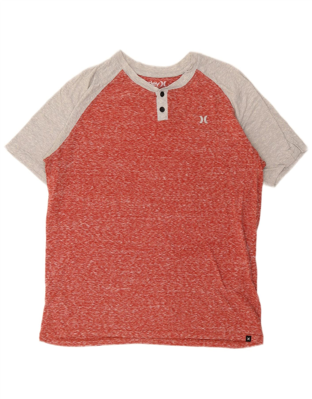 Tricou pentru bărbați Hurley Top Mediu Roșu Colorblock Poliester