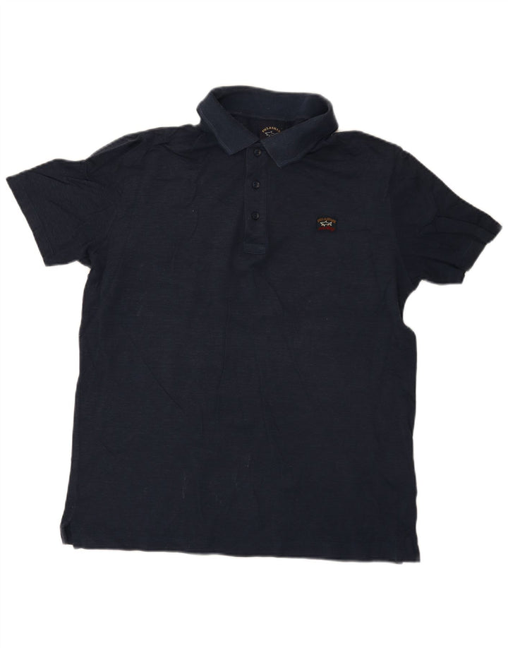 Cămașă polo pentru bărbați Paul & Shark, mare bleumarin