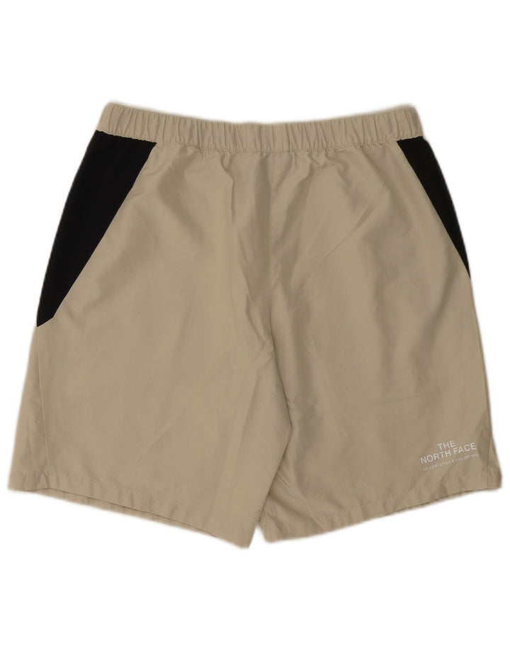 Pantaloni scurți sport The North Face pentru bărbați, poliester color-bloc, bej mediu