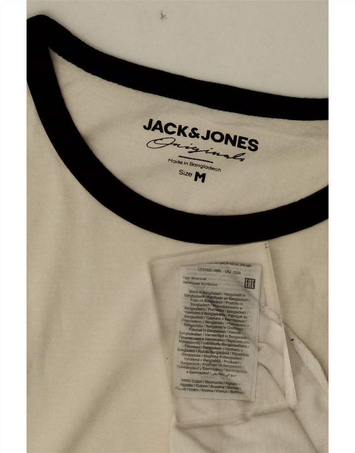 Jack & Jones Tricou Bărbați Top Medium Alb Bumbac