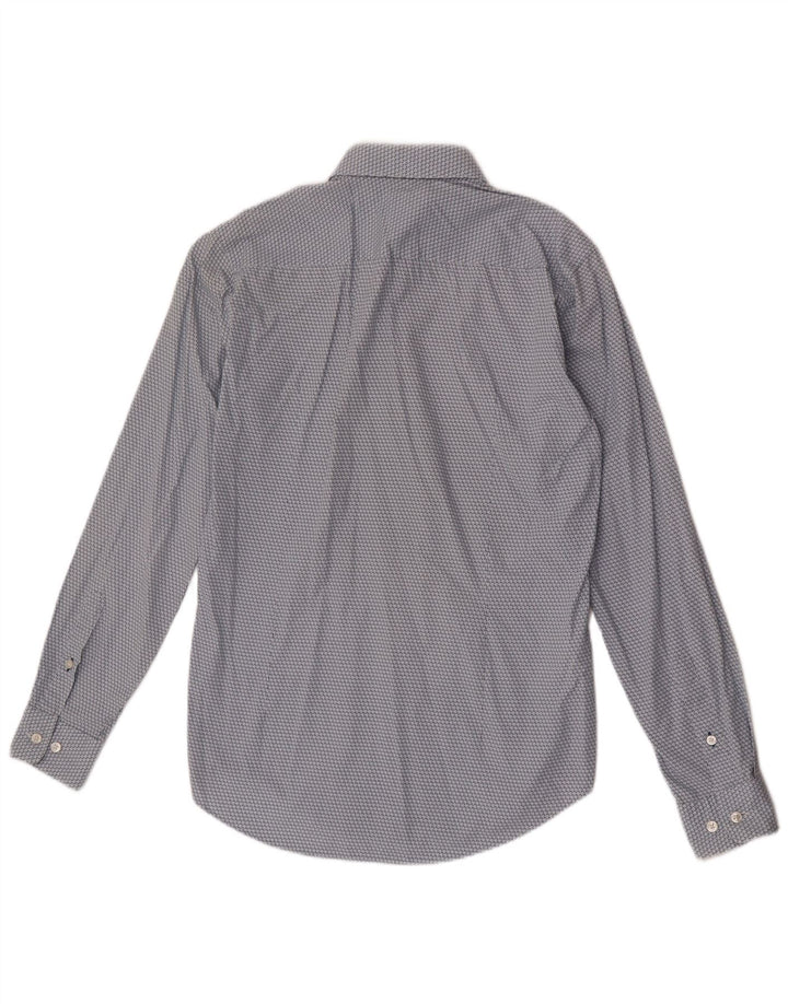 Cămașă Slim Fit pentru bărbați Hugo Boss, bumbac albastru mic