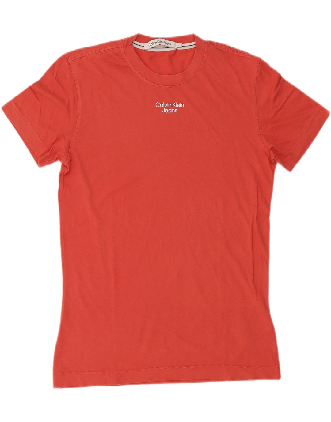 Tricou Calvin Klein Jeans pentru bărbați Top mic Bumbac roșu