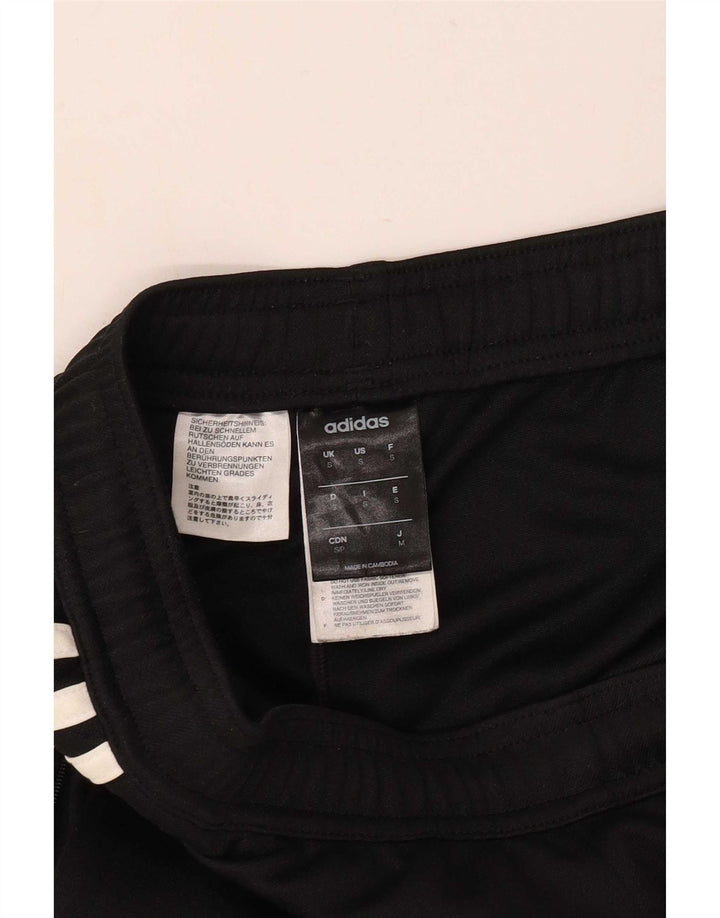 Pantaloni de trening Adidas Climalite pentru bărbați, poliester negru mic