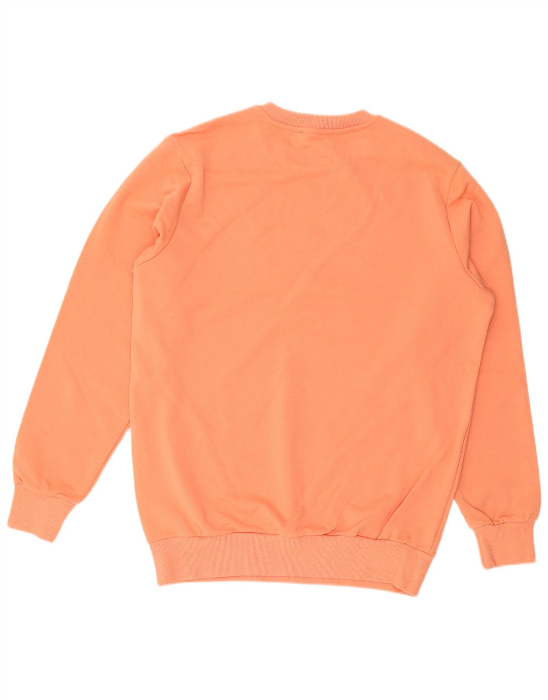 DIESEL Mens Graphic Sweatshirt Jumper Medium Orange Cotton