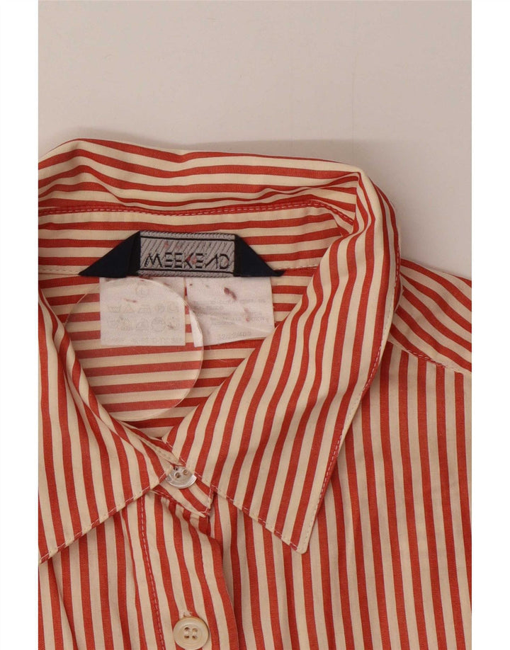 Cămașă de weekend pentru femei Max Mara UK 16, mare, roșu, bumbac cu dungi