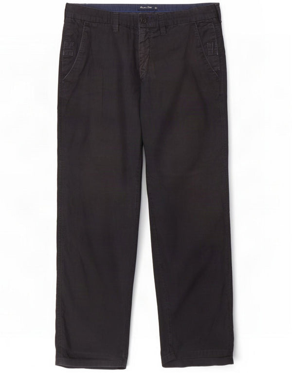Pantaloni chino Massimo Dutti pentru bărbați EU 44 Large W34 L30 Bleumarin Pinstripe