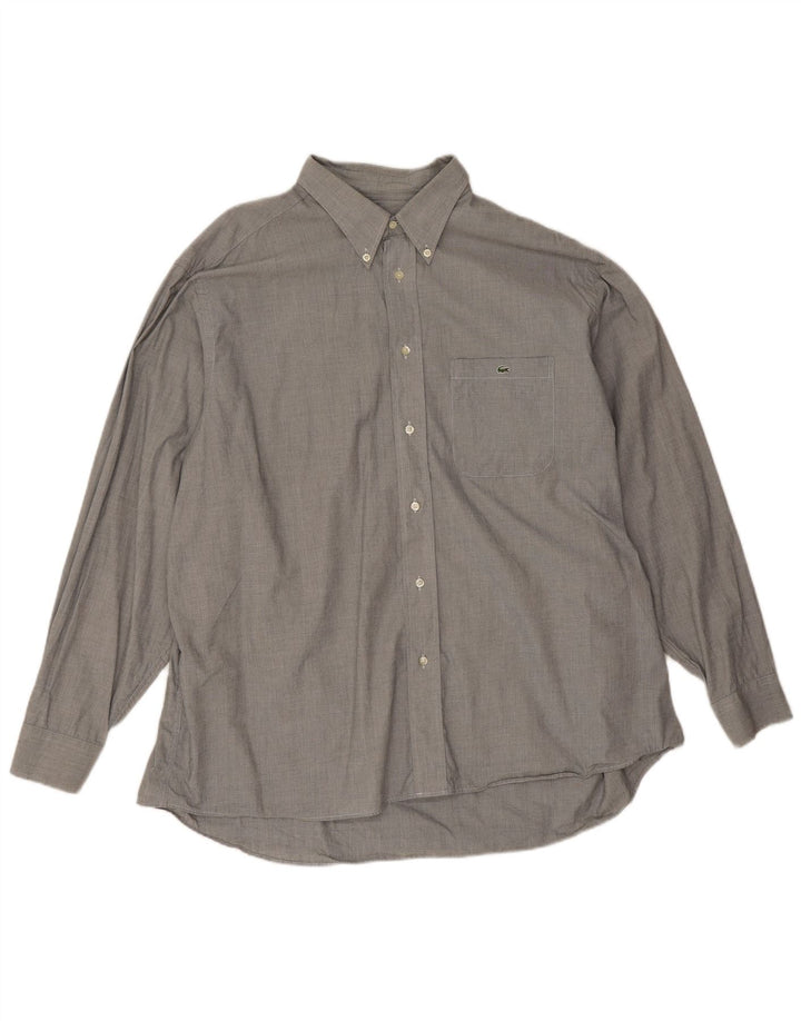 Camasa barbati Lacoste Marimea 45 XL bumbac gri