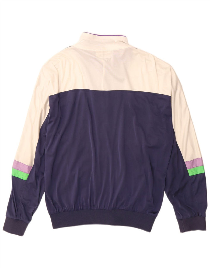 Jachetă de top pentru trening grafic Asics pentru bărbați Mărimea 40 Mov mediu Colorblock