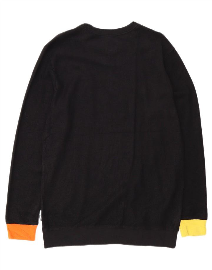 Hanorac grafic pentru bărbați Vans Pulover mediu bumbac negru