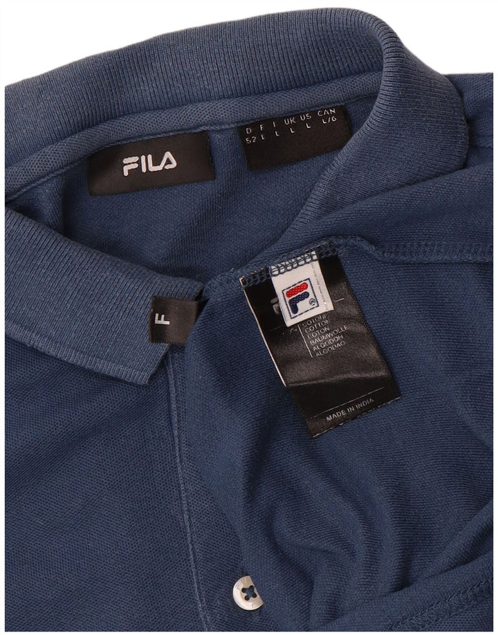 Cămașă polo FILA pentru bărbați, mare, bleumarin, bumbac