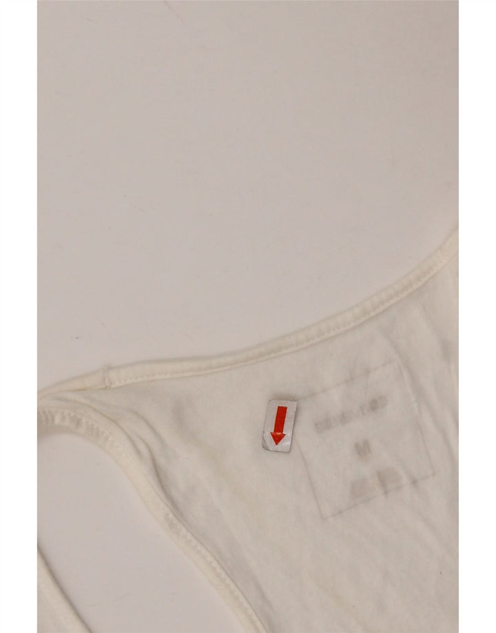 CONVERSE pentru femei Chuck Taylor Graphic Vest Vest Top UK 12 Medium White