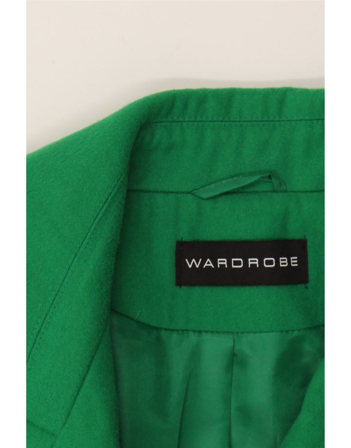 WARDROBE Womens Overcoat UK 12 Medium Green Vintage Wardrobe and Second-Hand Wardrobe from Messina Hembry 