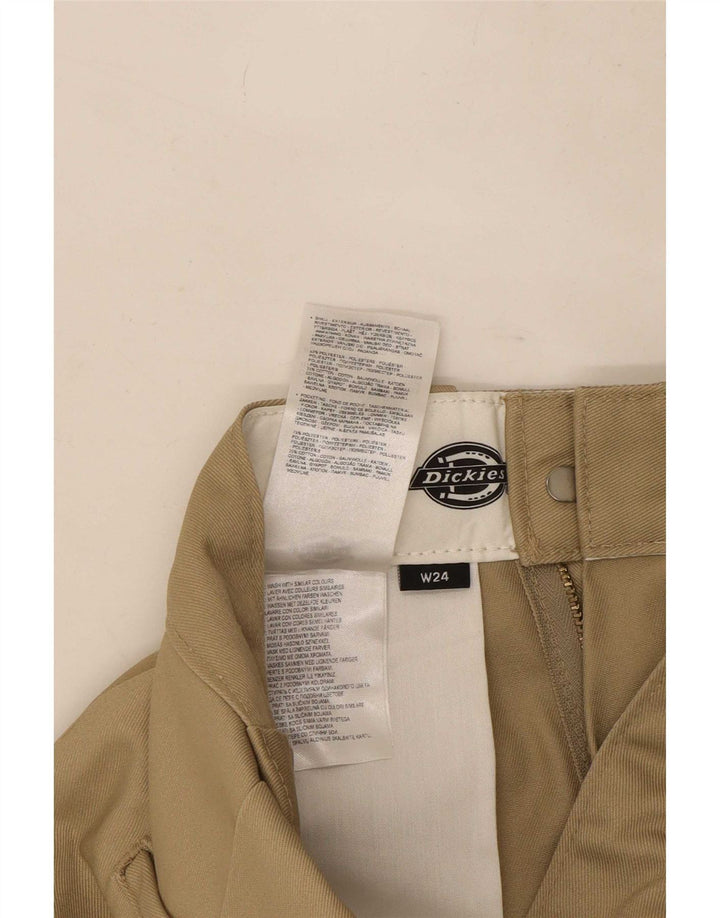 Pantaloni chino drepti pentru femei Dickies L24 L26 poliester bej