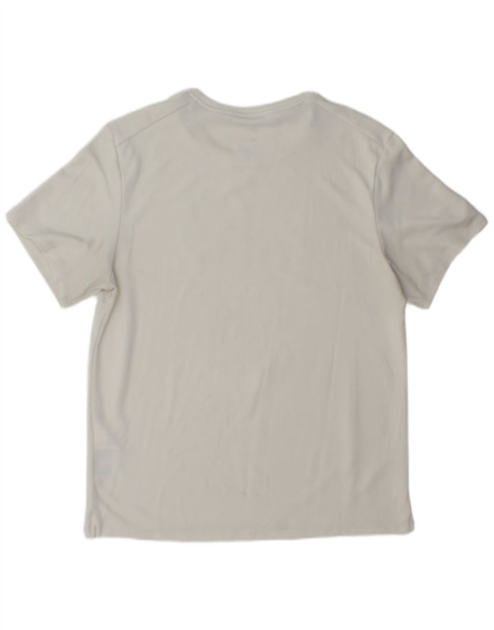 Tricou grafic Nike Dri Fit pentru bărbați Top mic poliester alb