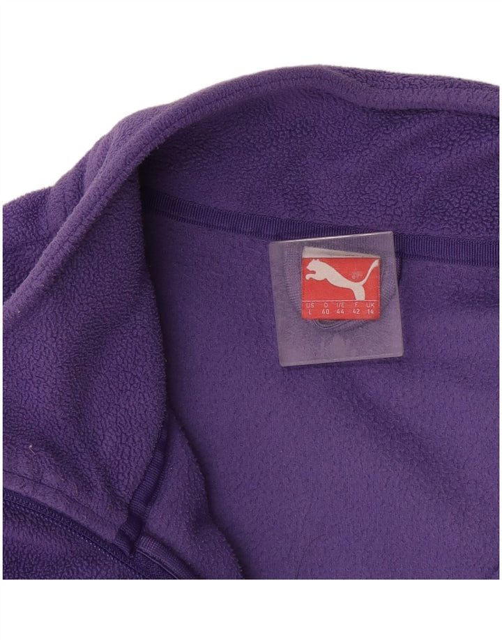 Jachetă din lână Puma pentru femei UK 14 Large Violet