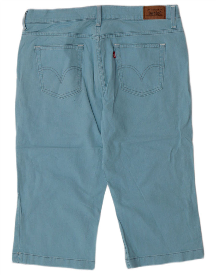 Blugi Levi's pentru femei 515 Capri US 12 Large W34 Blue Cotton Classic