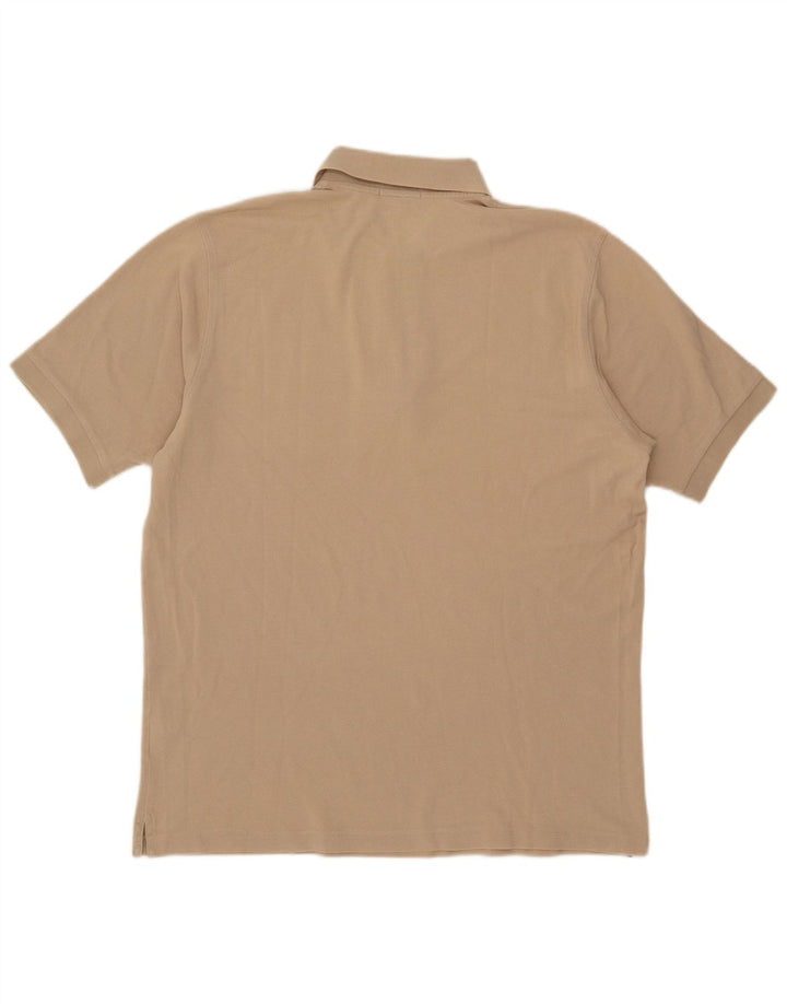 Tricou polo Burberry pentru bărbați, bumbac, bej mediu