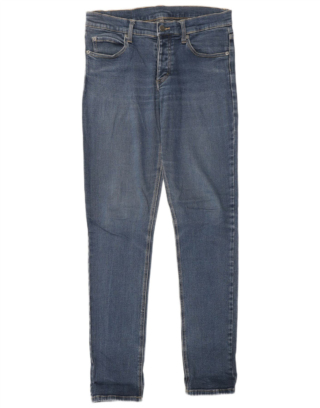 LUNI IEFȚINI Blugi skinny pentru bărbați L31 L34 Albastru