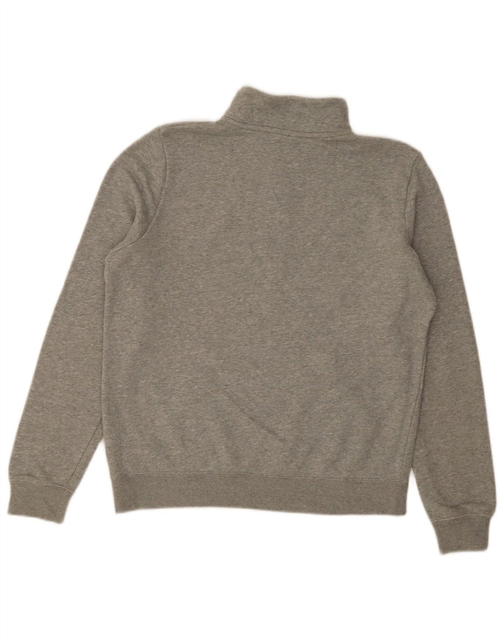Pulover Nike pentru femei, supradimensionat, cu fermoar, cu gât, UK 10, mic, gri pete