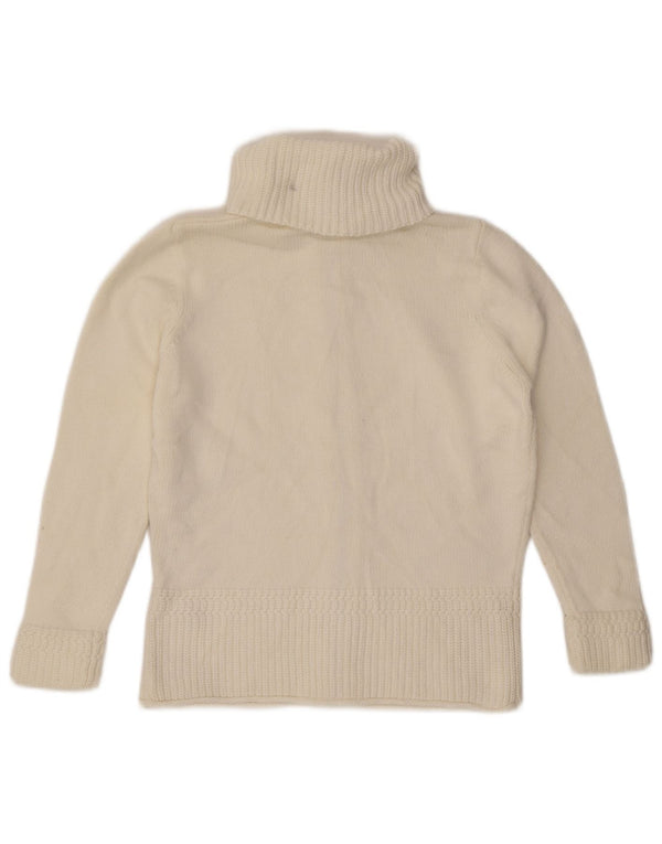 Pulover cardigan cu fermoar complet pentru femei Marks & Spencer UK 16, mare, alb, bumbac