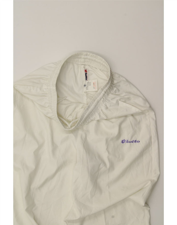 LOTTO Mens Tracksuit Trousers Small  White Polyester Vintage Lotto and Second-Hand Lotto from Messina Hembry 