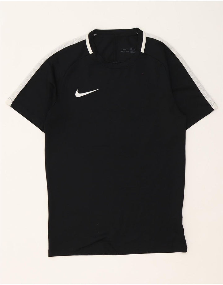 Tricou polo Nike pentru bărbați Dri Fit, mic, negru, poliester color bloc