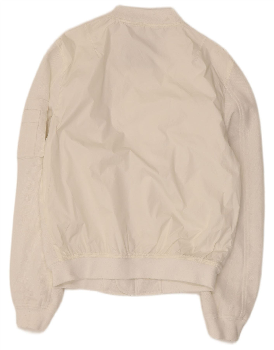 Jachetă Bomber pentru bărbați Zara UK 38 Medium White Nylon