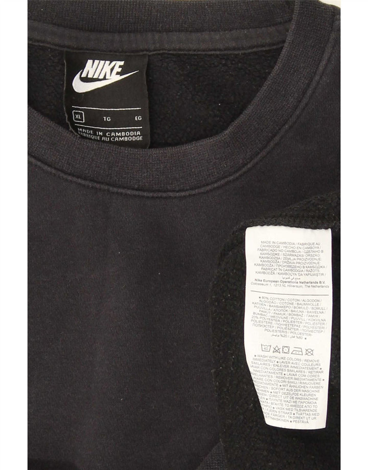 Pulover Nike pentru bărbați, XL, bumbac negru