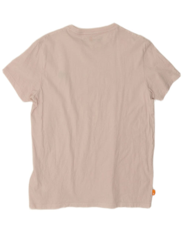 Tricou Timberland pentru femei Slim Fit Top UK 16 Large White Bumbac