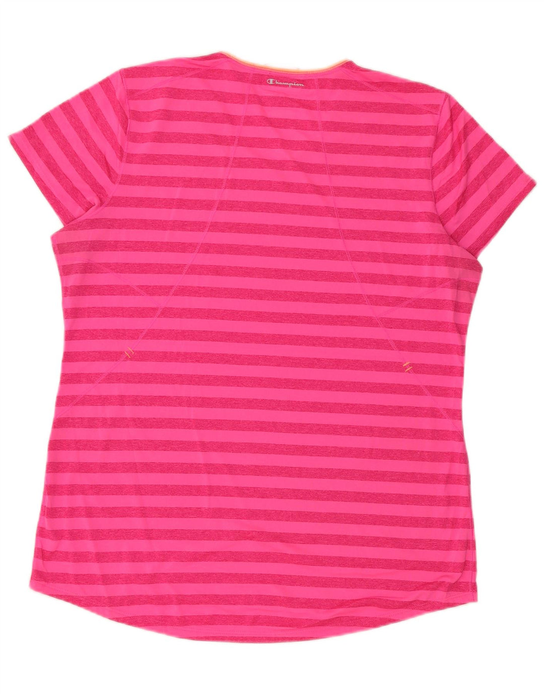 Tricou pentru femei Champion UK 16, poliester mare cu dungi roz