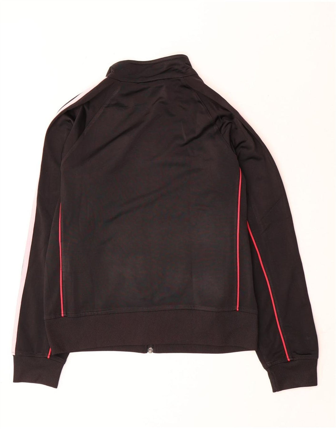Jachetă de top pentru trening Adidas pentru femei UK 12 Poliester mediu negru