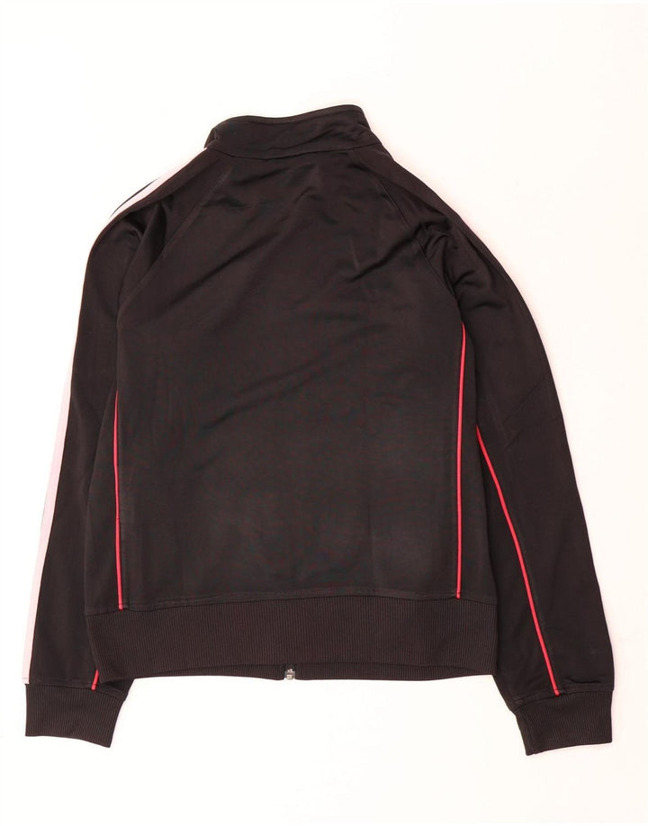 Jachetă de top pentru trening Adidas pentru femei UK 12 Poliester mediu negru