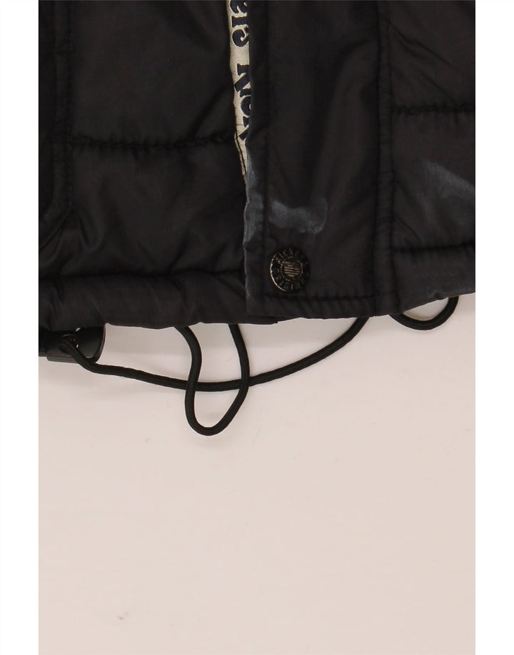 Jachetă căptușită pentru bărbați Kickers UK 38 Medium Black Nylon