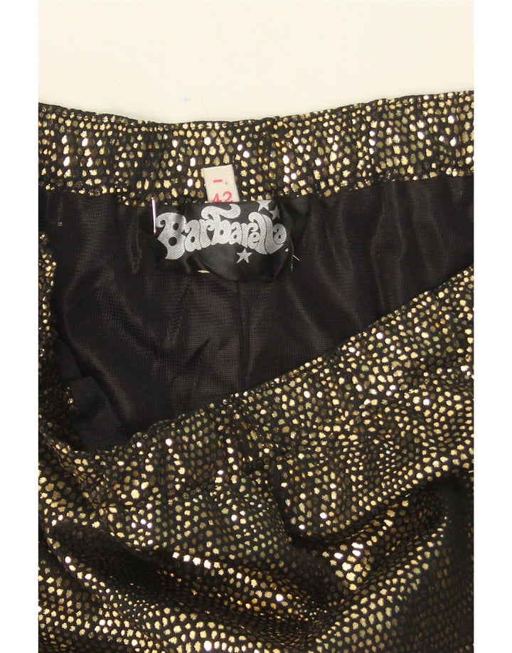 VINTAGE Womens Pencil Skirt IT 42 Medium W30  Gold Spotted Polyester Vintage Vintage and Second-Hand Vintage from Messina Hembry 