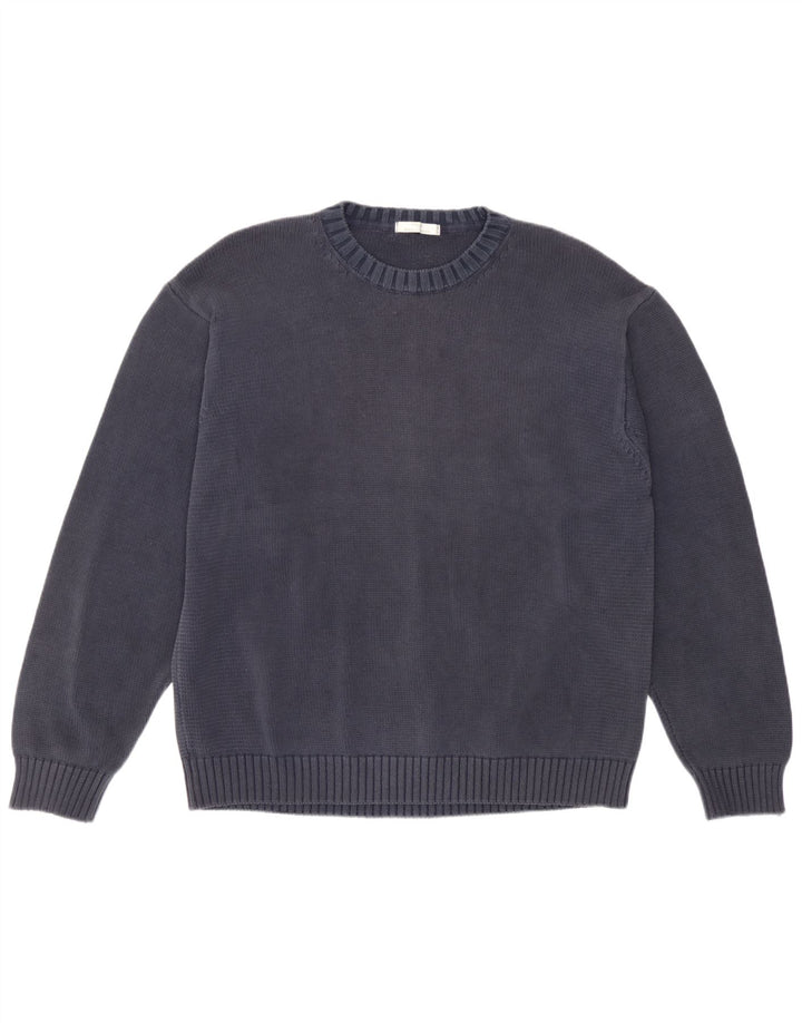 Pulover pentru bărbați Marks & Spencer St. Michael Crew Gât XL Blue Classic