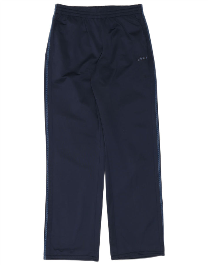 Pantaloni de trening ASICS pentru bărbați, mari, albastru, poliester